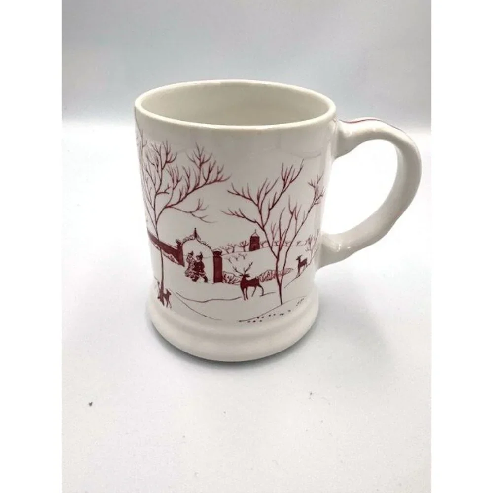 NWT Juliska Winter Frolic Dinnerware Set - Mug, Bowl, 2 Plates - Picture 3 of 15